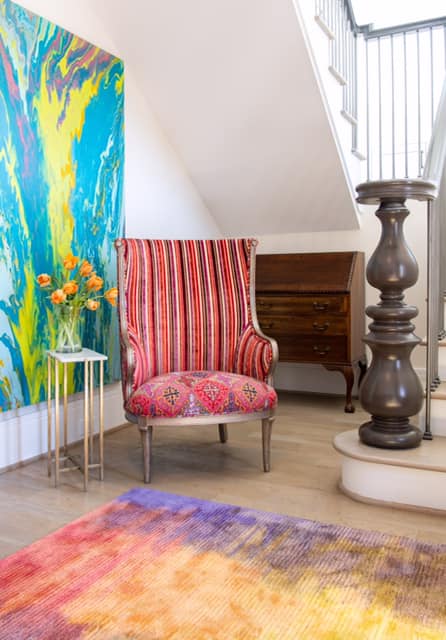 fireworks-red-chair-newell post fireworks-red-chair-newell post